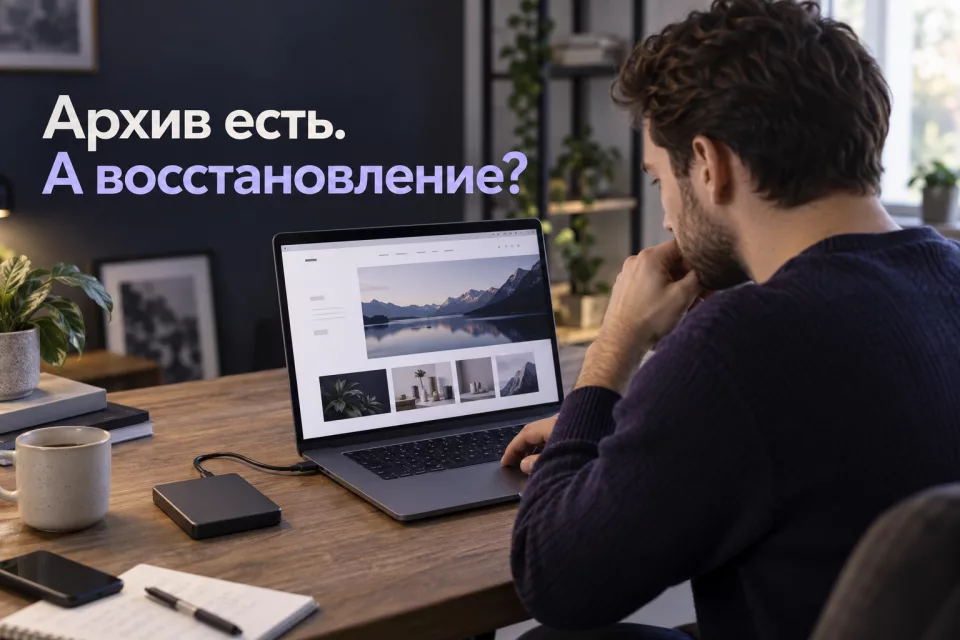 Сгенерированная иллюстрация к статье «Резервная копия: почему наличие архива ещё не означает восстановление»